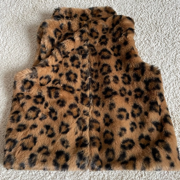 J Crew Crewcuts leopard vest - Picture 2 of 5
